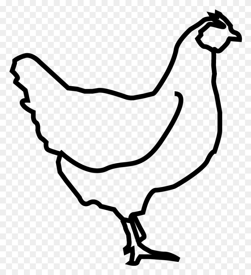 834x919 Chicken, Gray, World Of Warcraft HD PNG Download