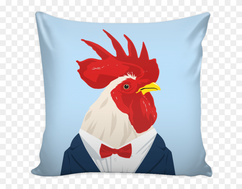 652x597 Chicken Amp Rooster Throw Pillows Rooster, Pillow, Cushion, Bird HD PNG Download
