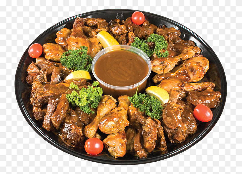 739x546 Chicken And Rib Platter, Dish, Meal, Food HD PNG Download