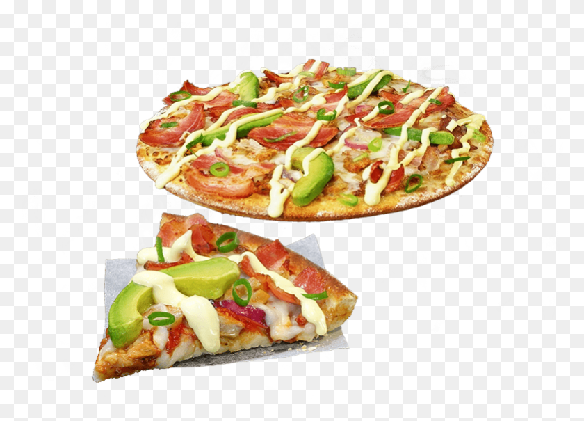 781x546 Chicken Bacon Amp Avocado California Style Pizza, Food, Meal HD PNG Download