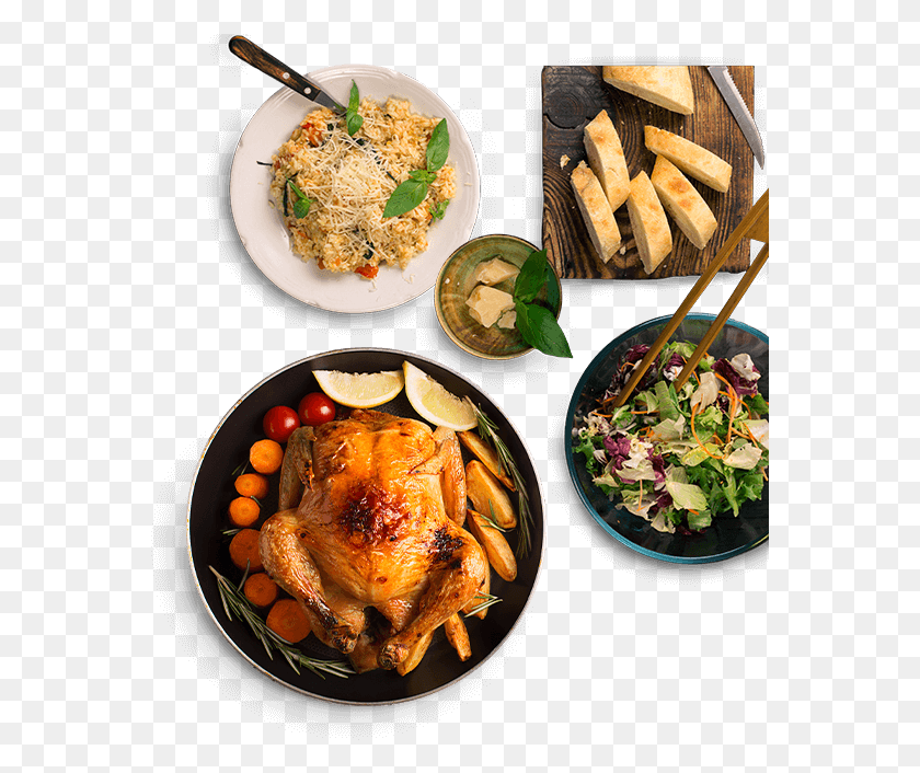 565x646 Chicken Dinner Pubg Mobile, Food, Supper, Meal HD PNG Download