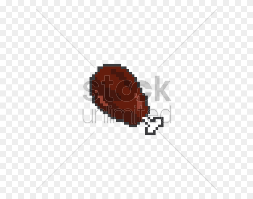 600x600 Chicken Drumstick 456786 Pixelated Drumstick, Bow, Antenna, Electrical Device HD PNG Download
