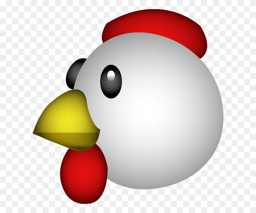 628x640 Chicken Emoji, Bird, Animal, Beak HD PNG Download
