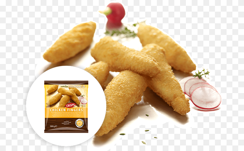 Chicken Fingers Verpackung Chicken, Food, Fried Chicken, Nuggets, Lunch Transparent PNG