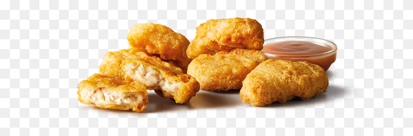 699x217 Chicken Mcnuggets, Fried Chicken, Food, Bread HD PNG Download