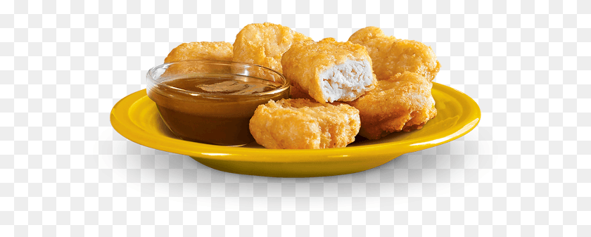 602x277 Chicken Mcnuggets Mcdelivery 24 Hours, Fried Chicken, Food, Nuggets HD PNG Download
