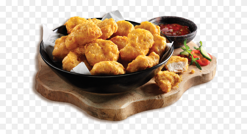 637x395 Chicken Nuggets Pakora, Fried Chicken, Food, Dish HD PNG Download