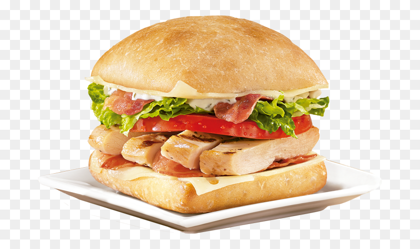 690x439 Chicken Ranch Sandwich With Beef Strips Chicken Bacon Ranch Dq, Burger, Food, Meal HD PNG Download