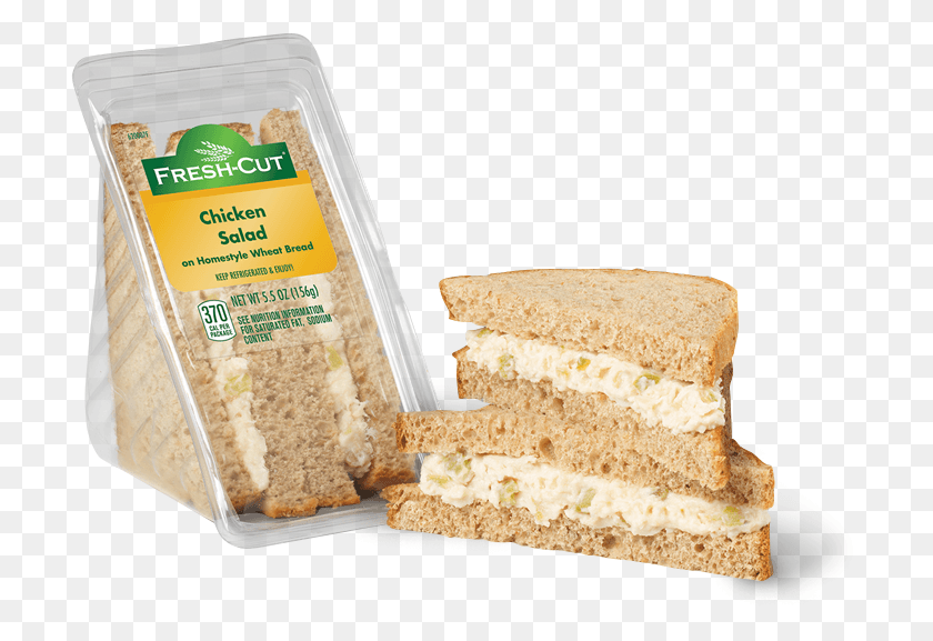 712x517 Chicken Salad Wedge Whole Wheat Bread, Food, Sweets, Confectionery HD PNG Download