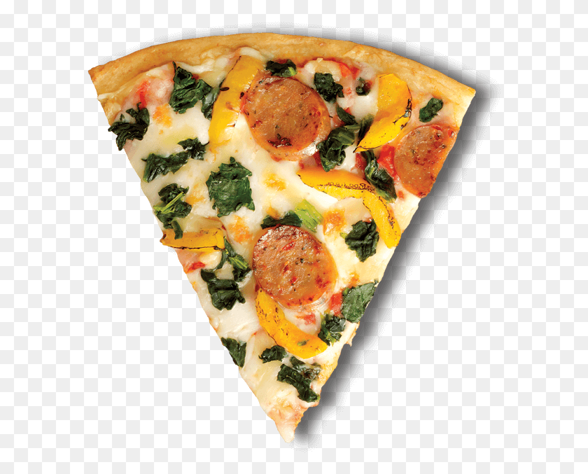 591x617 Chicken Sausage And Roasted Yellow Pepper Pizza Pizza California Style Pizza, Food, Dish HD PNG Download