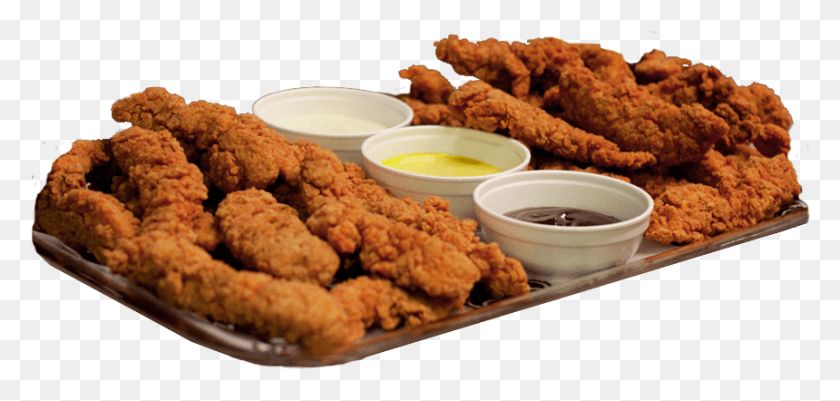 860x376 Chicken Tender Tray Crispy Fried Chicken, Nuggets, Food HD PNG Download