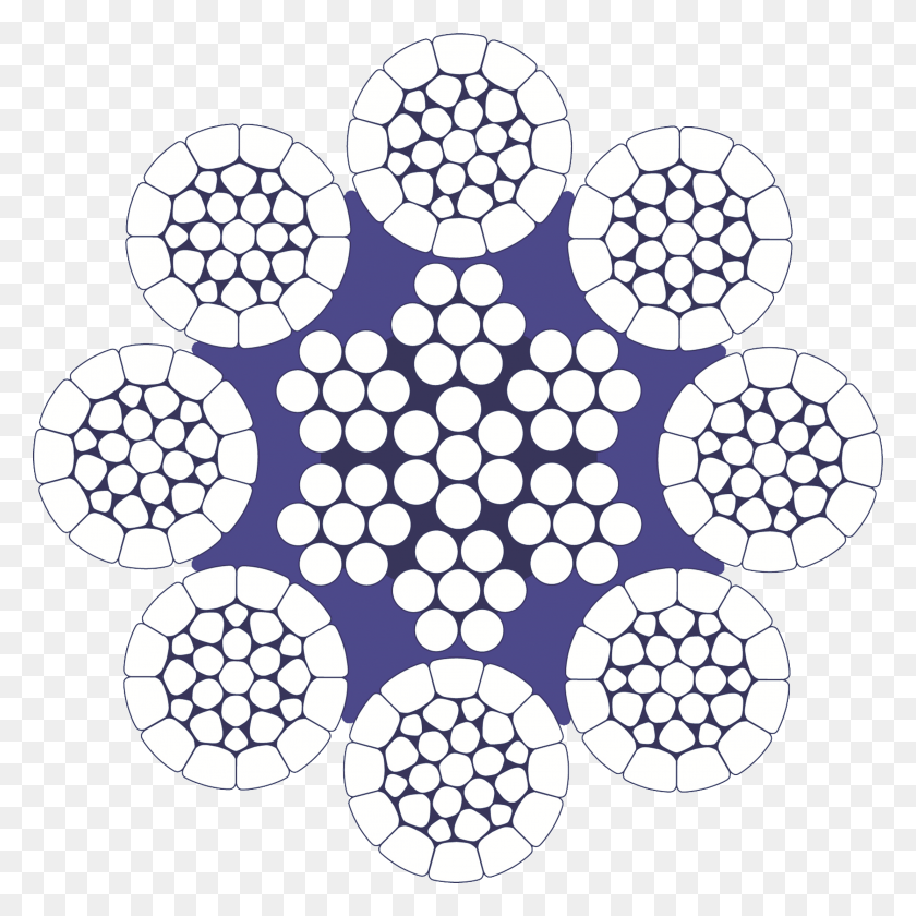 2222x2222 Chicken Wire Plain End Wire Rope, Snowflake, Pattern, Rug Descargar Hd Png