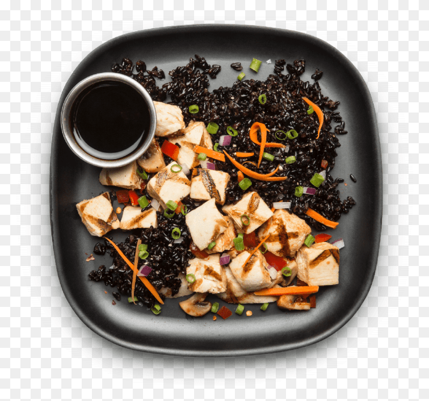 1029x956 Chicken With Teriyaki Rice Greek Salad, Plant, Dish, Meal HD PNG Download