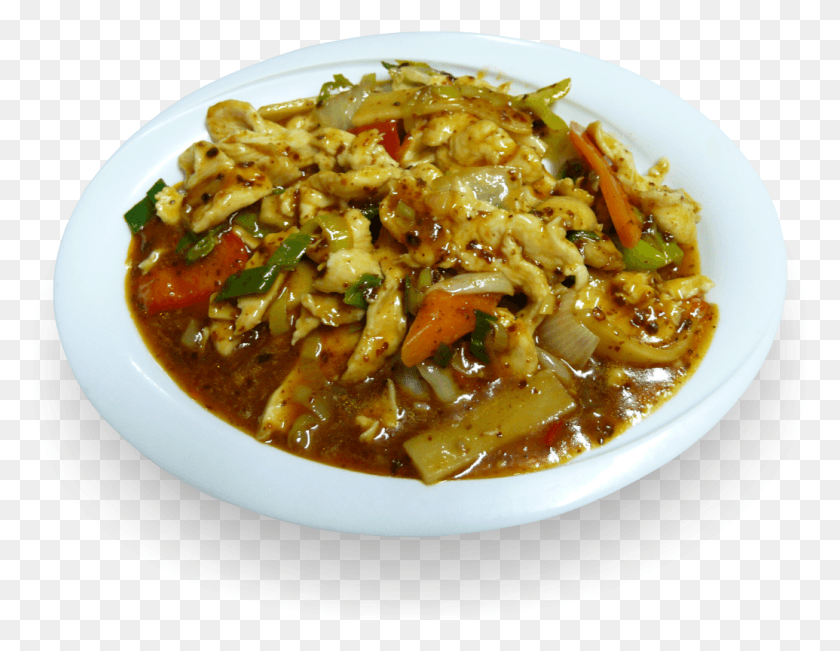 1035x785 Chickenampmixed Vegetables In Chilli Sauce Spicy Korean Beef Noodles And Company, Dish, Meal, Food HD PNG Download