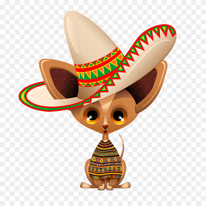 5000x5000 Chihuahua Clipart Mexican Chihuahua Mexican Chihuahua Cartoon, Clothing, Apparel, Ornament HD PNG Download