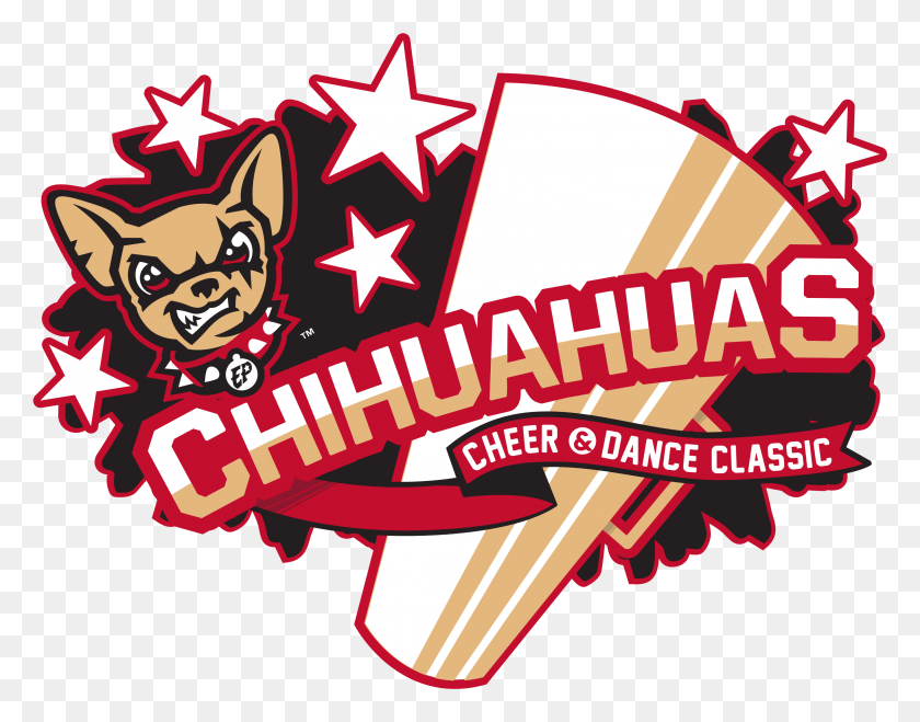3027x2327 Chihuahuas Cheer Amp Dance Classic El Paso Chihuahuas, Symbol, Star Symbol, Graphics HD PNG Download