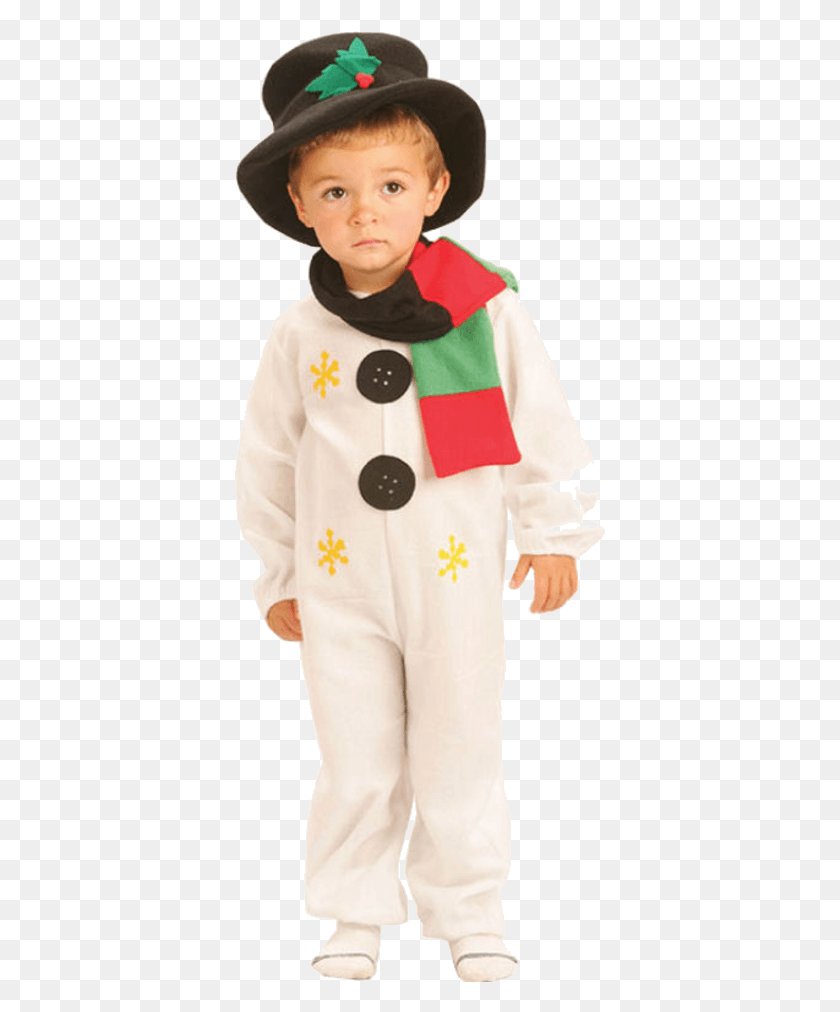 371x952 Child Cute Snowman Costume, Clothing, Apparel, Hat HD PNG Download