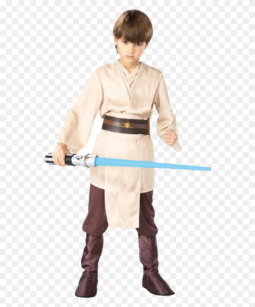 554x952 Child Deluxe Jedi Knight Costume Of Star Wars, Clothing, Apparel, Person HD PNG Download