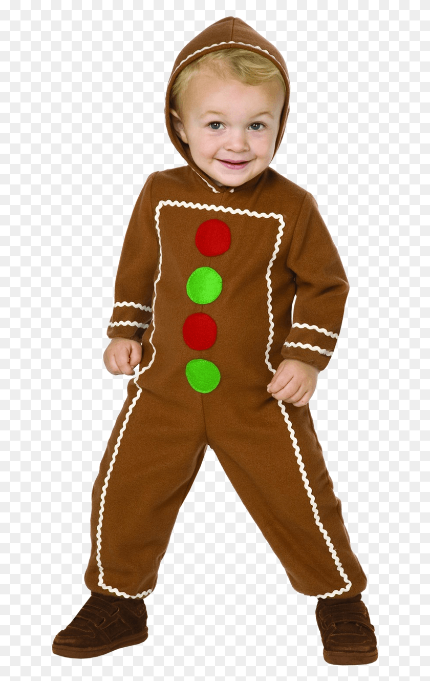 639x1269 Child Gingerbread Man Costume Ginger Bread Man Costume, Clothing, Apparel, Person HD PNG Download