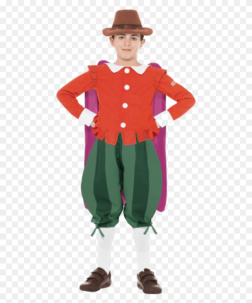467x952 Child Horrible Histories Guy Fawkes Costume Horrible History Dress Up, Clothing, Sleeve, Long Sleeve HD PNG Download