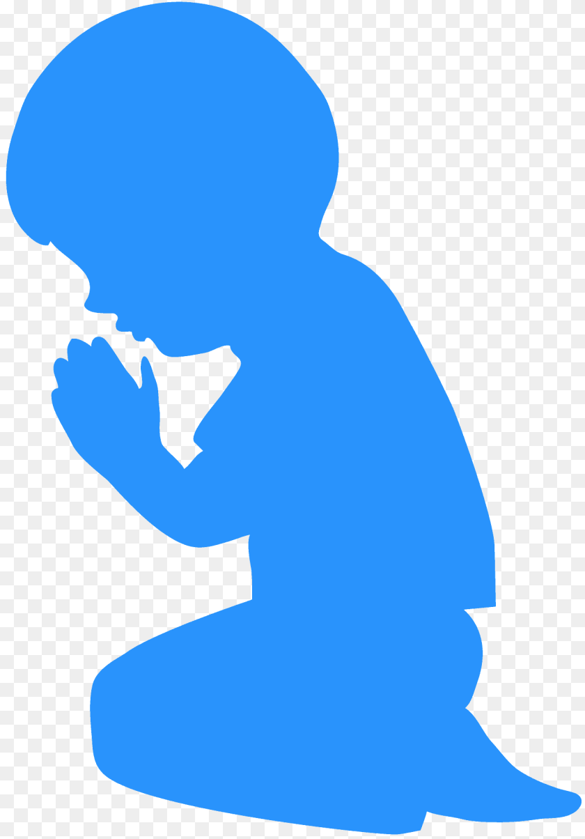 Child Praying Silhouette, Kneeling, Person, Animal, Fish Transparent PNG