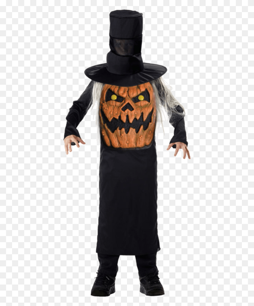 423x951 Child Pumpkin Jack Mad Hatter Costume Griezel Kostuum, Skin, Sleeve, Clothing HD PNG Download