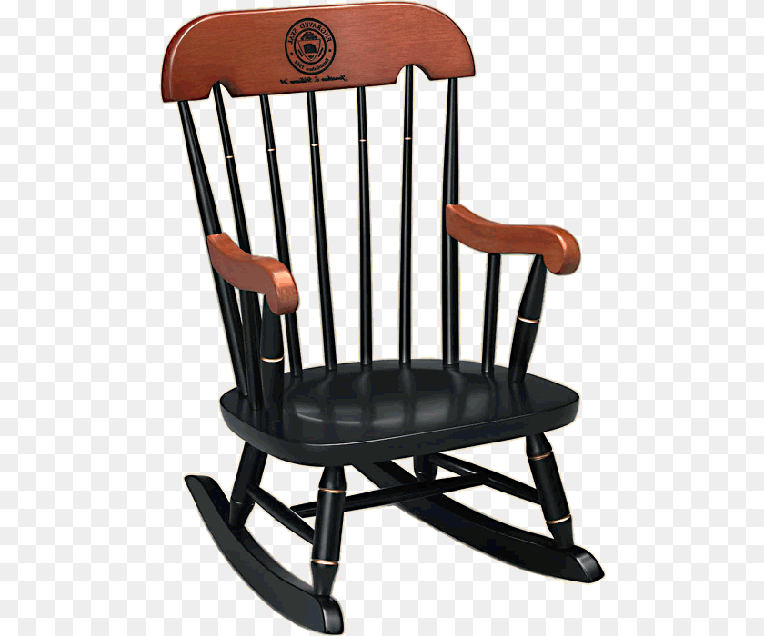 491x700 Child S Rocker Wooden Rocking Chair, Furniture, Rocking Chair Sticker PNG