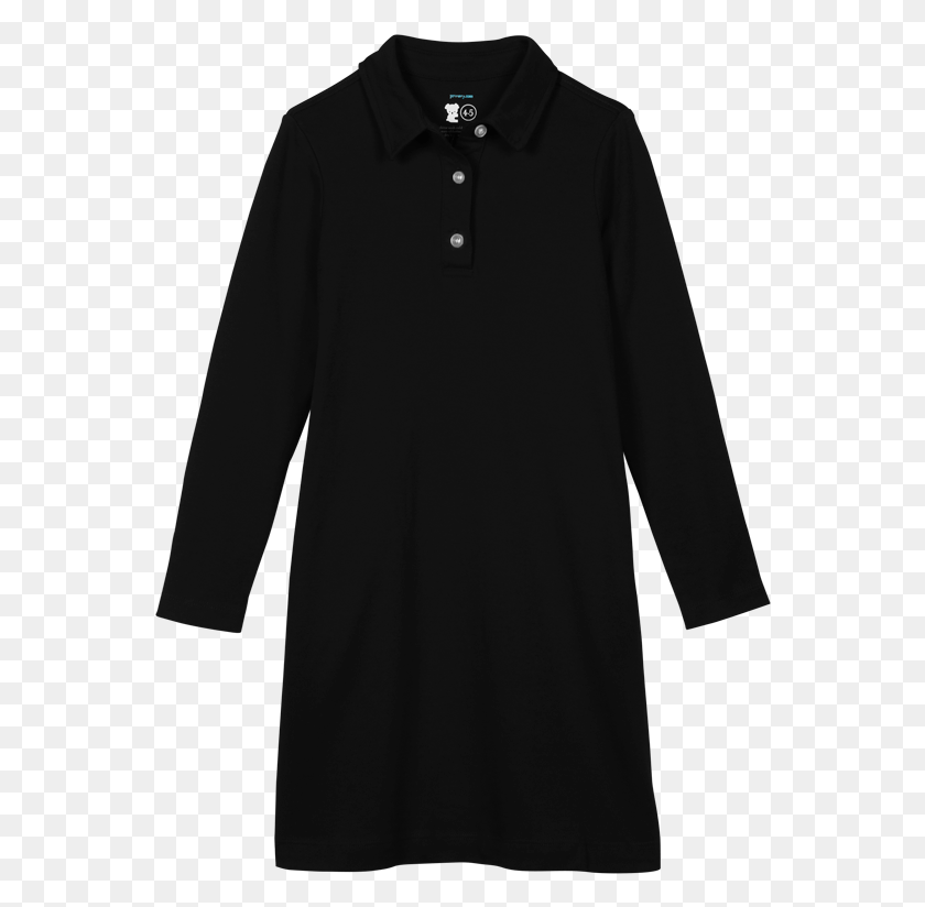 560x764 Child Wearing The Clearance Ls Polo Dress In Kids Size Polo Shirt, Sleeve, Clothing, Apparel HD PNG Download