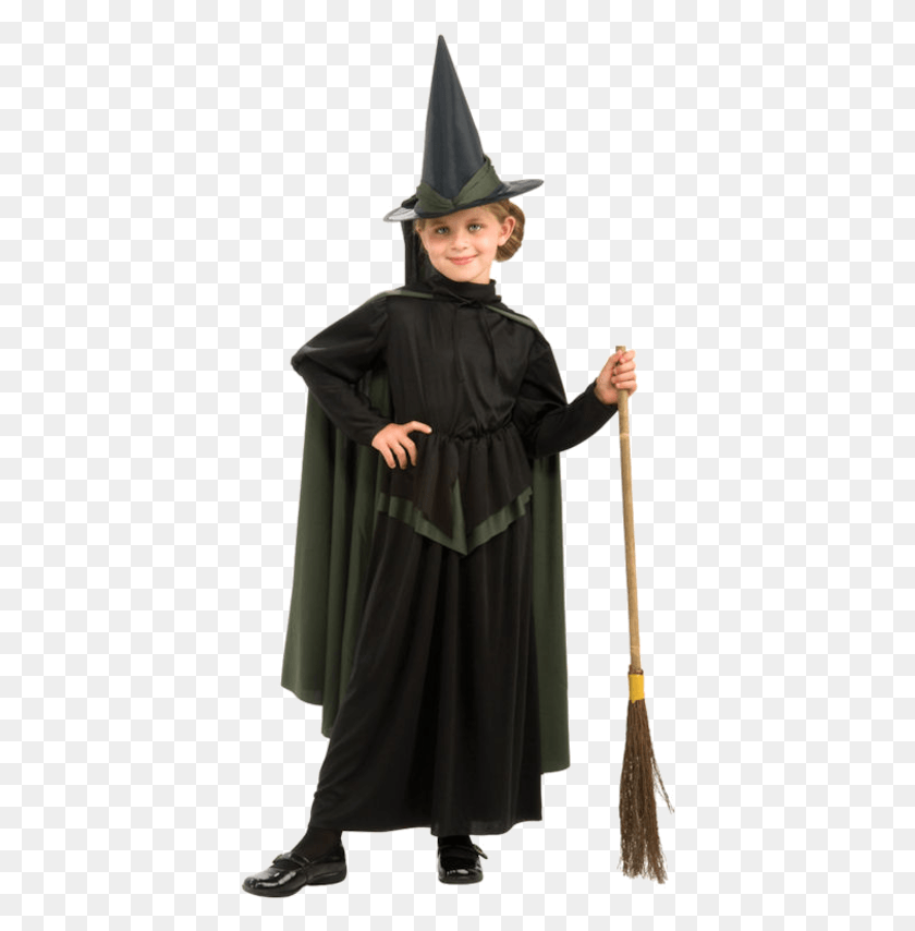400x794 Child Wicked Witch Of The West Costume Jokers Masquerade Wicked Witch Of The West Children39s Costume, Clothing, Apparel, Person HD PNG Download