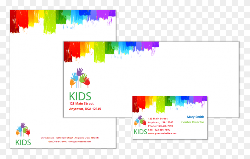 1513x921 Childcare Business Cards Designs Ml F7195ab970ae Daycare Preschool Letterhead, Text, Paper, Business Card HD PNG Download