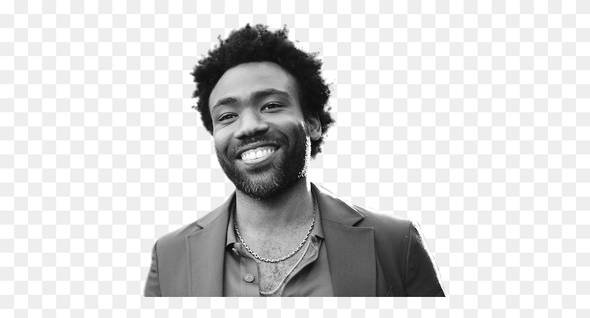 436x393 Childish Gambino Black And White, Face, Person, Human HD PNG Download