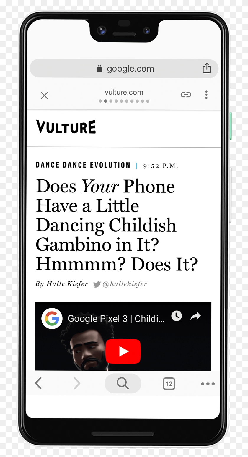 735x1486 Childish Gambino Doesn39t Just Move Culture Google Pixel 3 Xl White, Mobile Phone, Phone, Electronics HD PNG Download