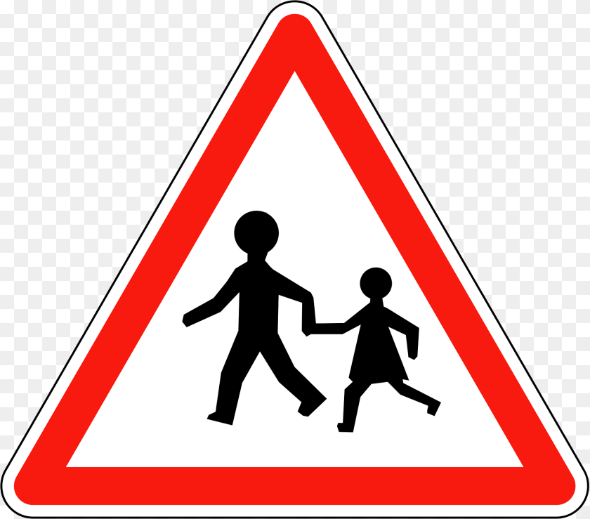 Children Crossing Clipart, Sign, Symbol, Boy, Child Transparent PNG