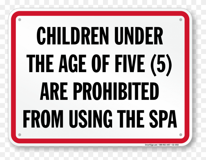 800x608 Children Prohibited From Using Spa Pennsylvania Sign Circle, Text, Word, Label HD PNG Download