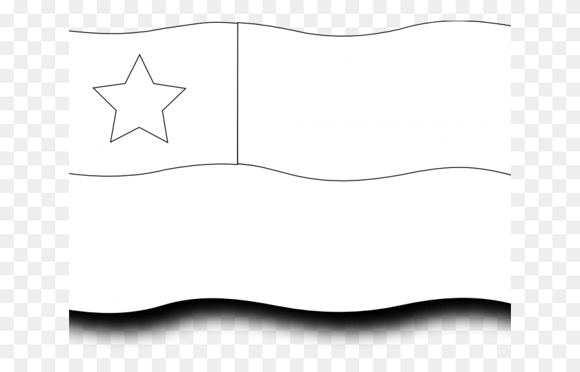 640x480 Chile Flag Clipart Chile Flag Drawing, Symbol, Star Symbol, Cushion HD PNG Download