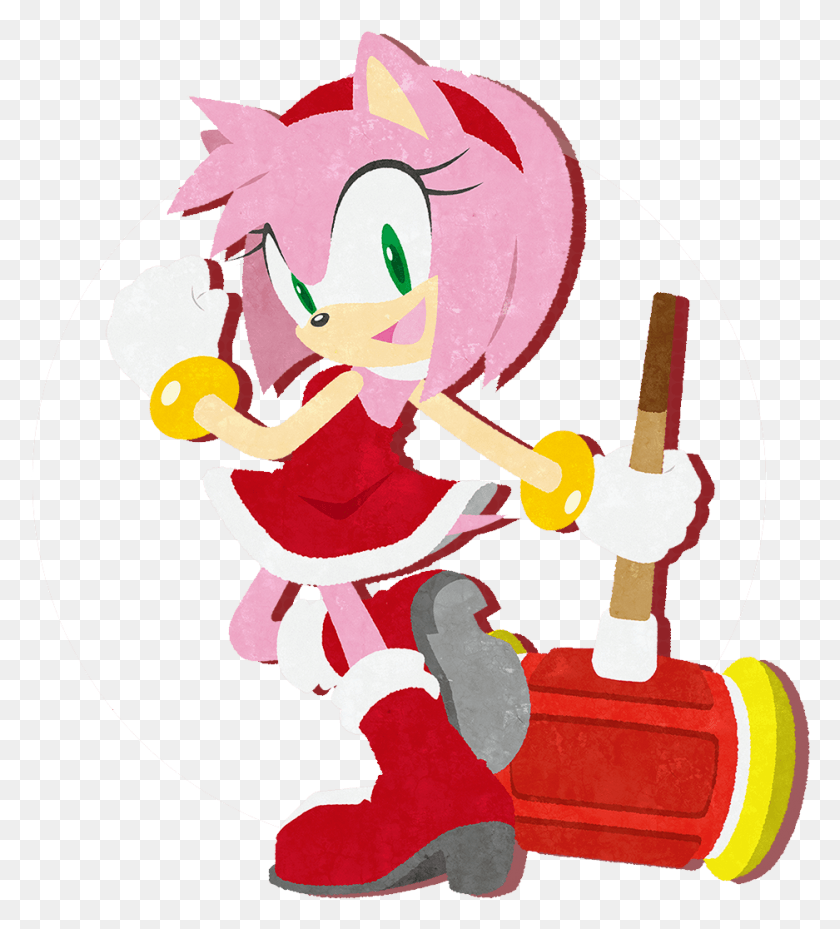 937x1044 Chili Dogs Sonic Art Amy Rose Equestria Girls Sonic Amy Rose Sonic Channel, Leisure Activities, Cupid, Super Mario HD PNG Download