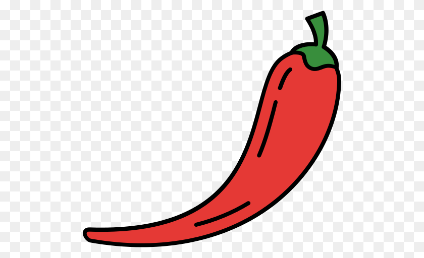 512x512 Chili Pepper Chili Icon, Food, Produce, Plant, Vegetable Transparent PNG