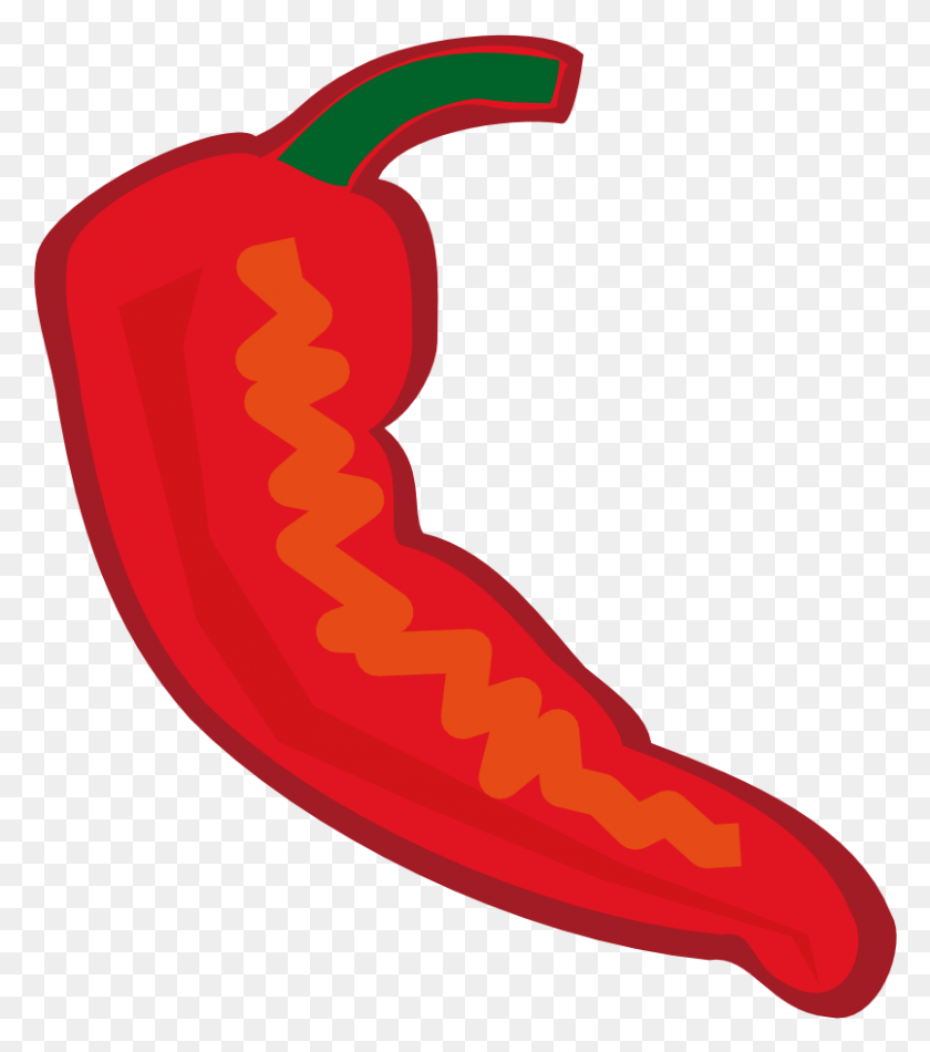 805x919 Chili Pepper Free Chili Clip Art Pictures Chili Pepper Cartoon, Plant, Pepper, Vegetable HD PNG Download