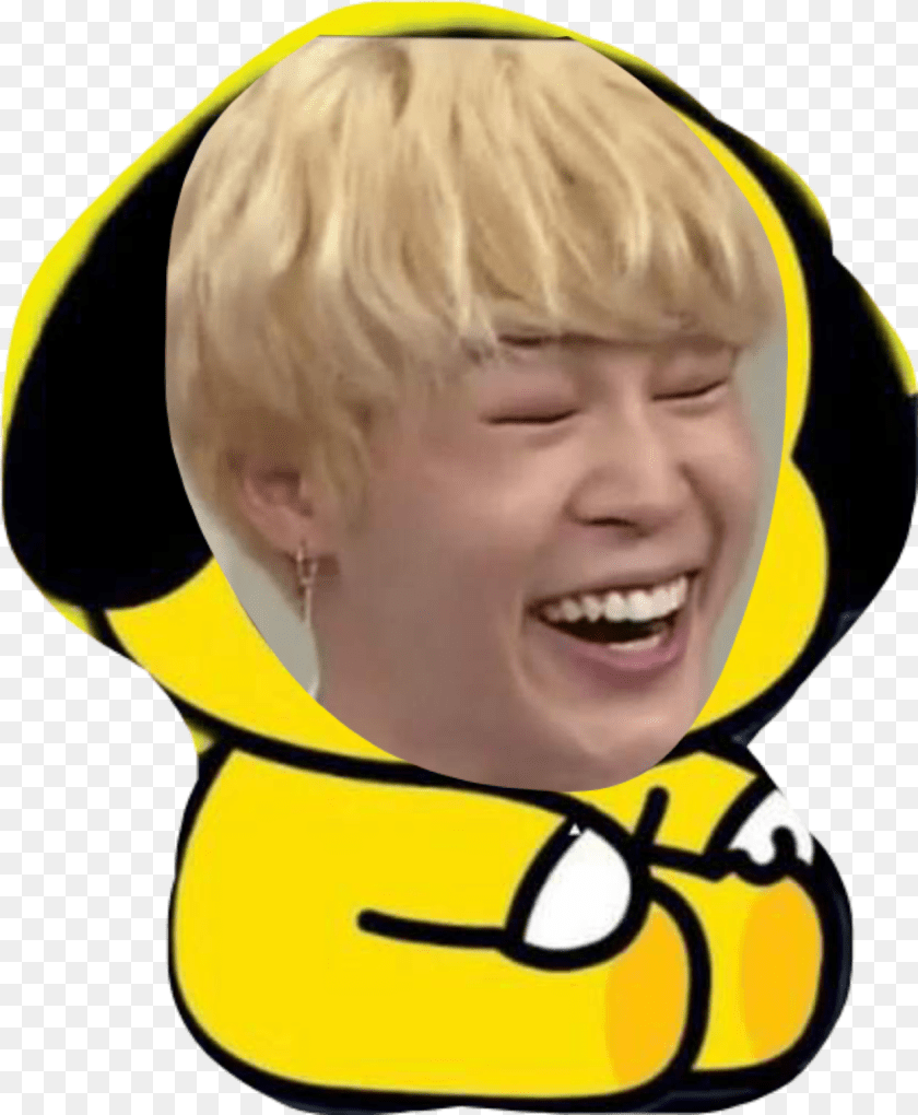 1242x1508 Chimmy Bt21 Sticker, Face, Head, Person, Baby PNG