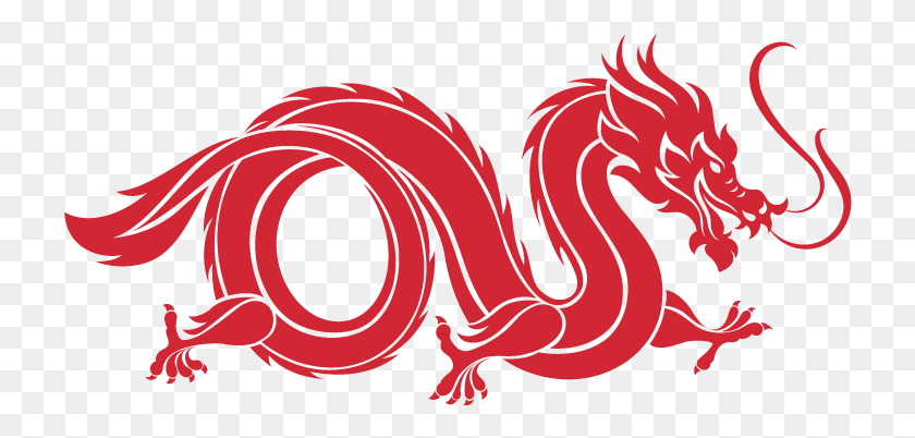 724x342 China, China, Dragón Rojo, Animal, Hd Png
