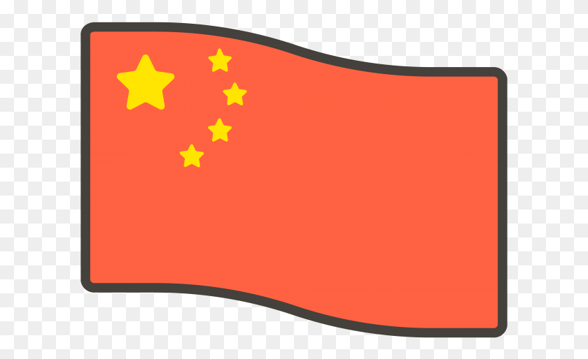 611x454 Png Флаг Китая