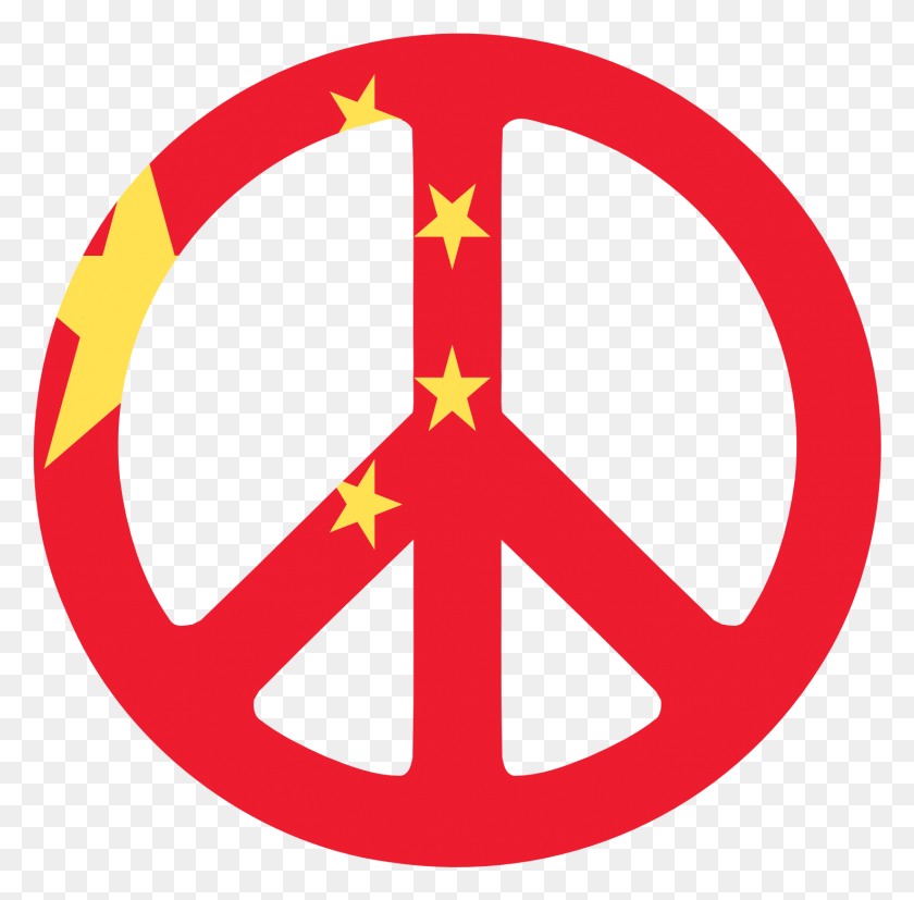 1472x1448 China Flag Peace Sign Chinese New Year 555px Pink Peace Sign, Symbol, Logo, Trademark HD PNG Download