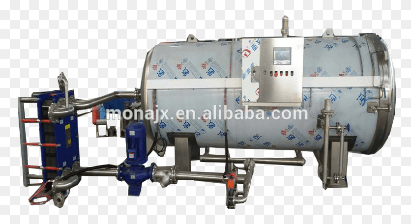 793x405 China Horizontal Hot Water Spray Retort Machine Sterilization Electric Generator, Truck, Vehicle, Transportation HD PNG Download