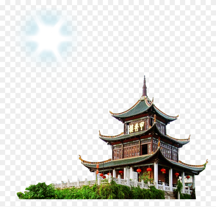 1182x1125 Китайская Архитектура Цзясю Лу, Здание, Храм, Поклонение Hd Png Скачать