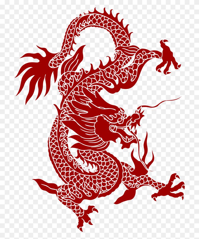 720x946 Китайский Дракон Дракон Китайское Изобразительное Искусство Искусство Китайский Дракон Бесплатный Вектор Hd Png Скачать