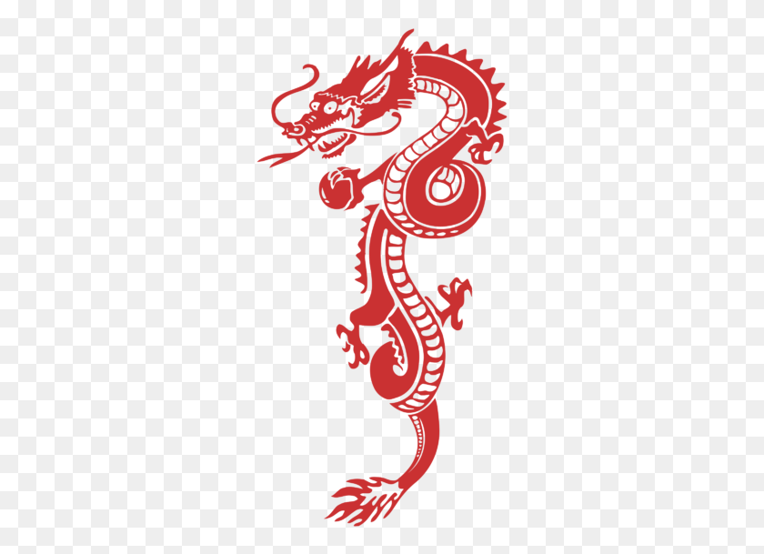 277x549 Китайский Дракон Вектор, Дракон, Плакат, Реклама Hd Png Скачать