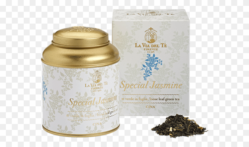 566x438 Chinese Green Tea Jasmine Flowers Special Jasmine La Via Del Te, Jar, Milk, Beverage HD PNG Download