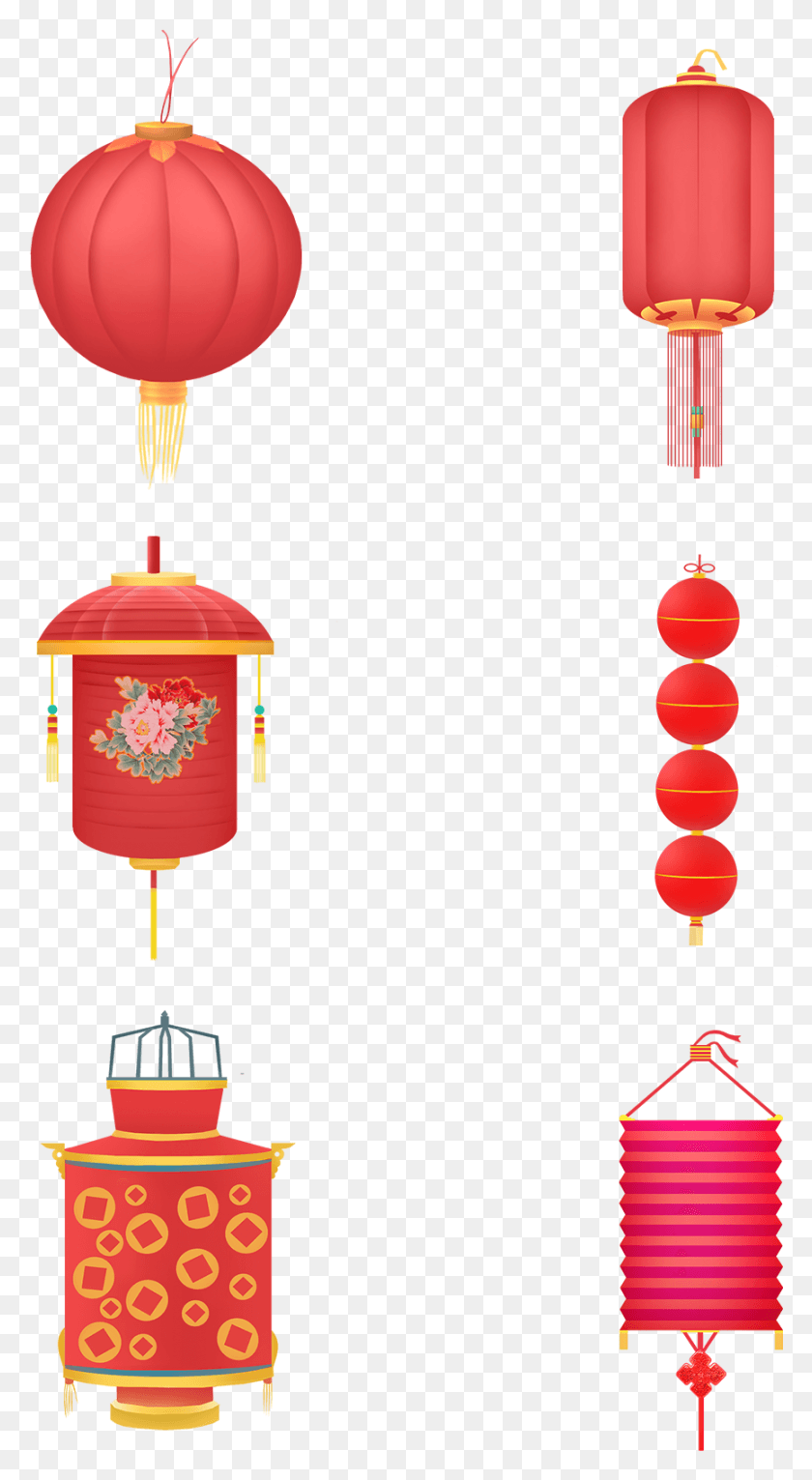 865x1632 Китайская Традиция Красный Коммерческий И Psd Фонарь, Лампа Hd Png Скачать