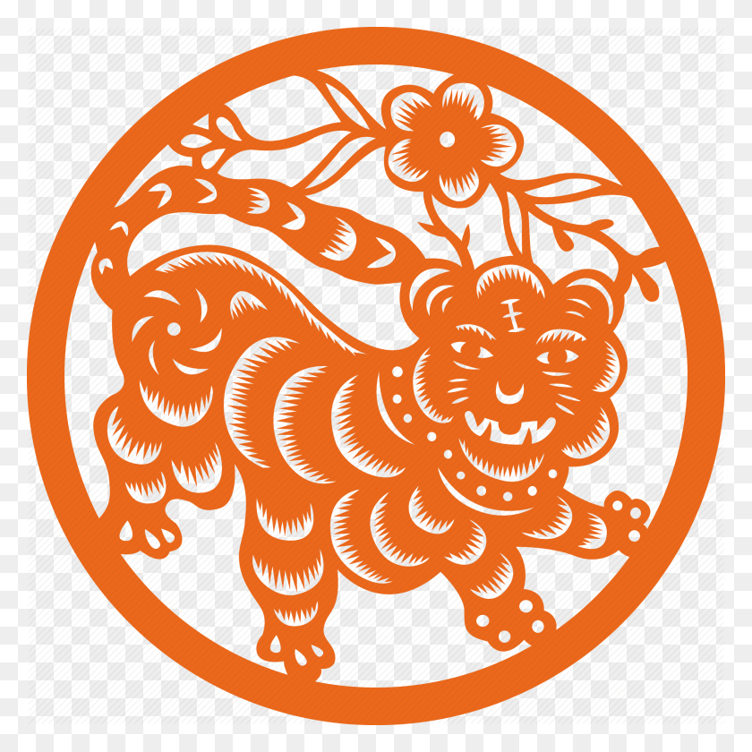 2118x2118 Китайский Зодиак Гороскоп Зодиака Тигр Китайский Дракон Символ Hd Png Скачать