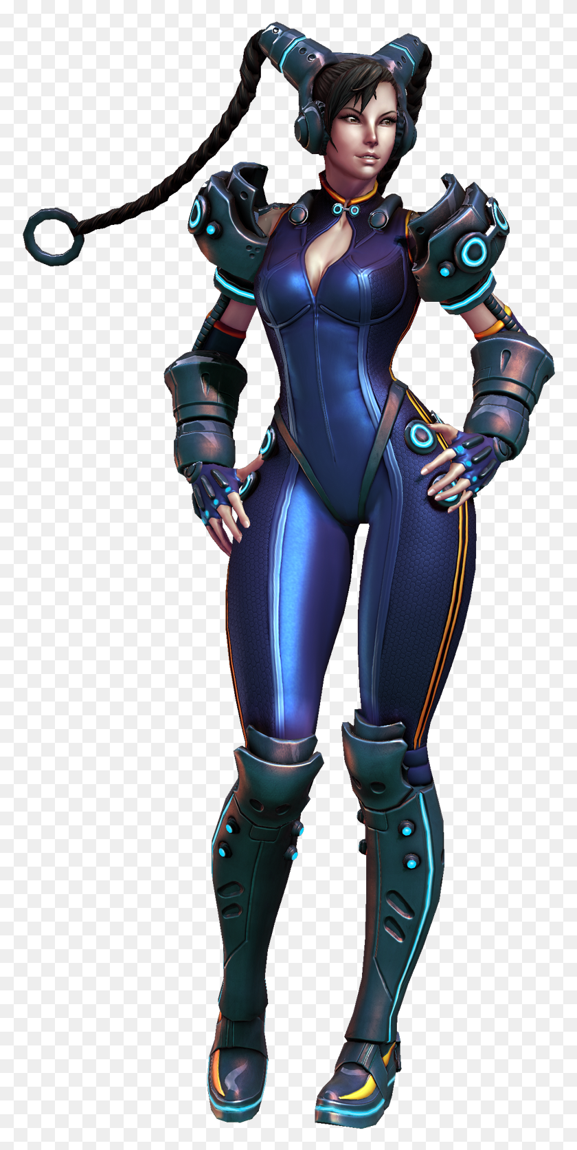 776x1612 Chink In Her Armor Cyborg Chun Li, Costume, Person, Human HD PNG Download